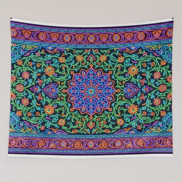 Item preview, Persian Carpet Traditional Ornamental Pattern Iranian Rug Oriental Art designed and sold by yousefi.