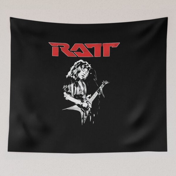 Aperçu de l'œuvre Ratt Guitariste Heavy Metal créée et vendue par QuirkNestArt.