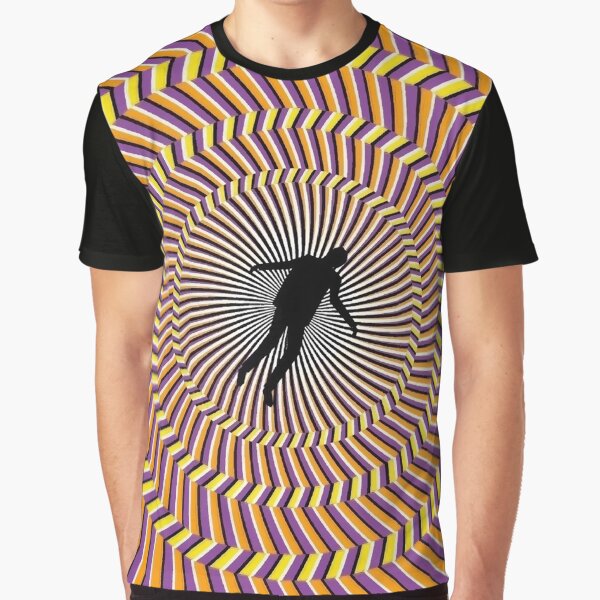 Trippy stoner time traveler op art Graphic T-Shirt