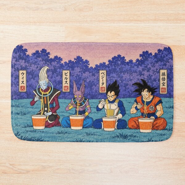 Item preview, Goku Vegeta Beerus Whis Ramen Ukiyo-e designed and sold by ShawnMorrisDesigns.