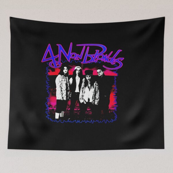 Item preview, 4 Non Blondes Retro Band designed and sold by QuirkNestArt.