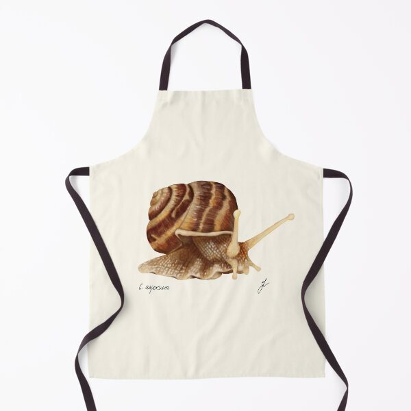 Item preview, Garden Snail Botanical Print - Cornu aspersum Naturalist Art designed and sold by Fiurdelin.