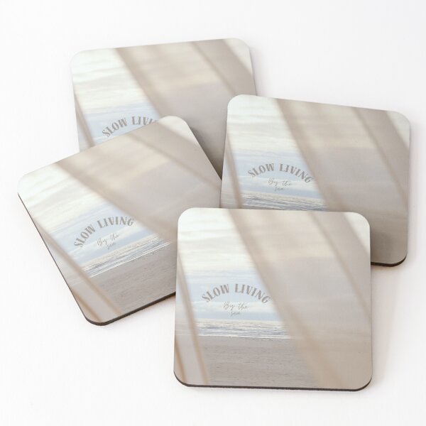 Item preview, SLOW LIVING BY THE SEA I MOTIVATION QUOTES designed and sold by goksugurkan.