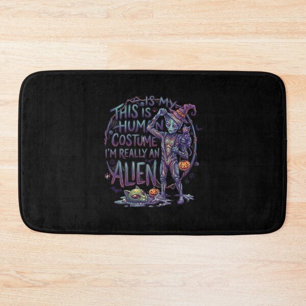 Item preview, This Is My Human Costume I'm Really An Alien Halloween designed and sold by Retro Whiskers.