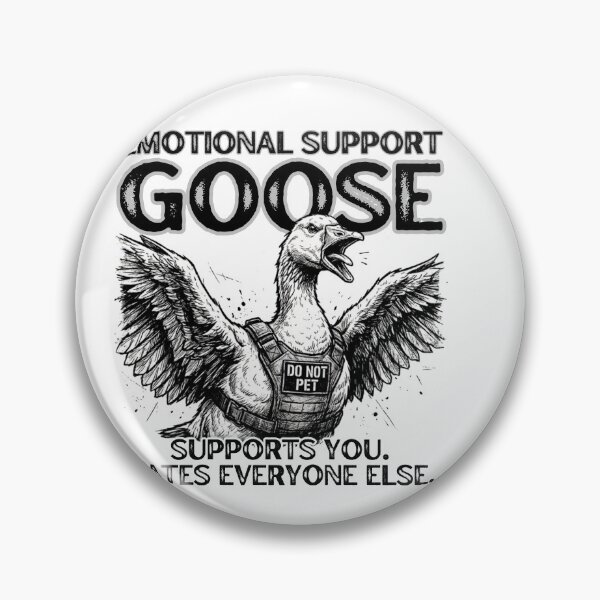 Item preview, Angry Goose Emotional Support Animal Do Not Pet  designed and sold by w66aboo.