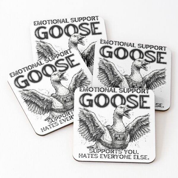 Item preview, Angry Goose Emotional Support Animal Do Not Pet  designed and sold by w66aboo.