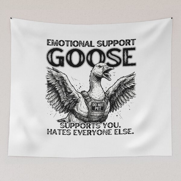 Item preview, Angry Goose Emotional Support Animal Do Not Pet designed and sold by w66aboo.