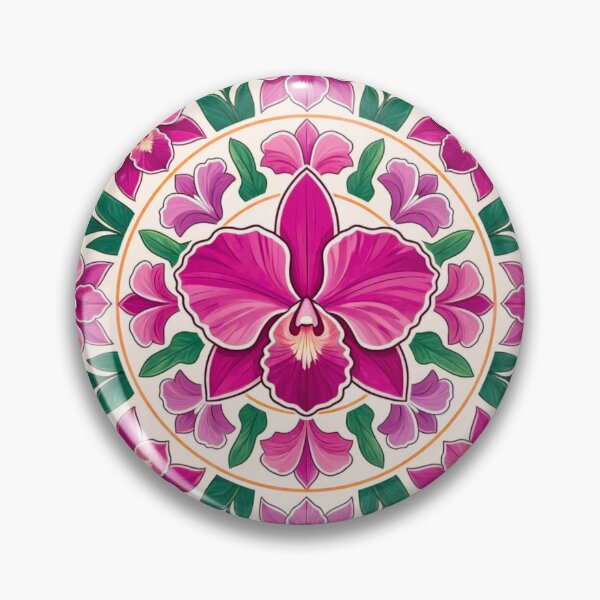 Item preview, Pink Orchid Mandala Art designed and sold by Lougud.