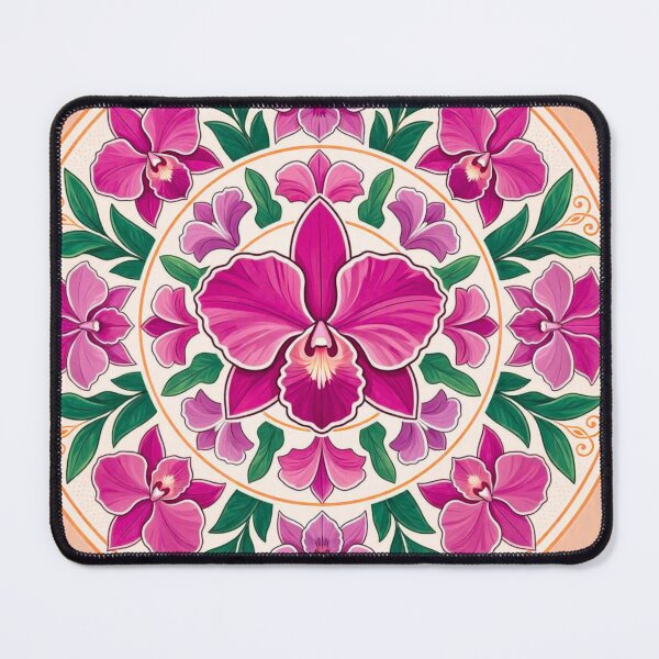 Item preview, Pink Orchid Mandala Art designed and sold by Lougud.