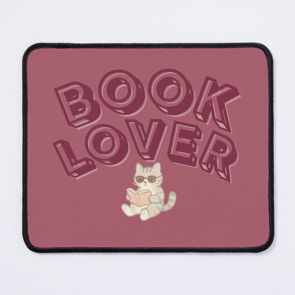 Item preview, Cute ‘Book Lover’ Cat designed and sold by HauteLibrary.