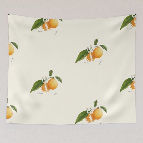 Item preview, Sweet Orange Botanical Print - Citrus sinensis Mediterranean Kitchen Art designed and sold by Fiurdelin.
