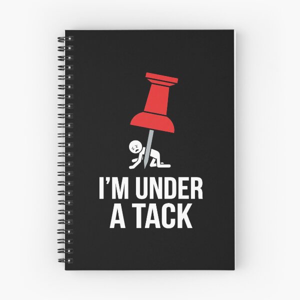 Item preview, I'M Under A Tack T-Shirt | Funny Sarcastic Graphic Humor Tee designed and sold by ImadDesignsArts.