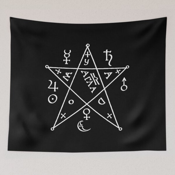 Item preview, The Key of Hell - Pentagram Seal designed and sold by Grove of Things.