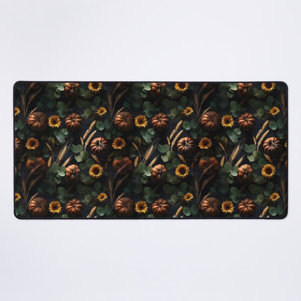 Item preview, Dark Autumn Harvest – Pumpkins, Wheat and Sunflowers designed and sold by ViktoriaARose.
