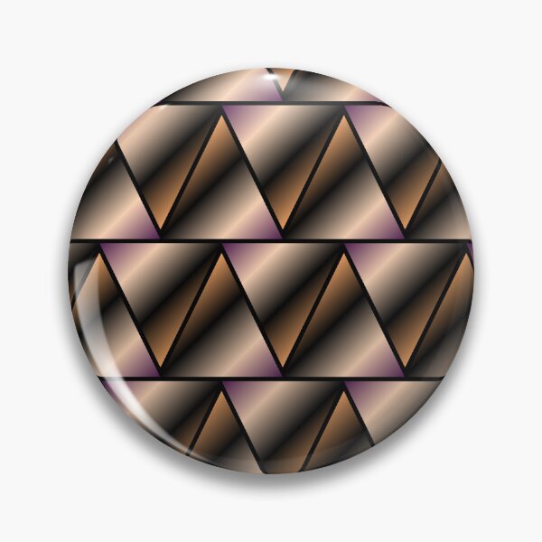 Item preview, Geometric Bronze and Purple Triangles Abstract Pattern designed and sold by István Beresnyák.