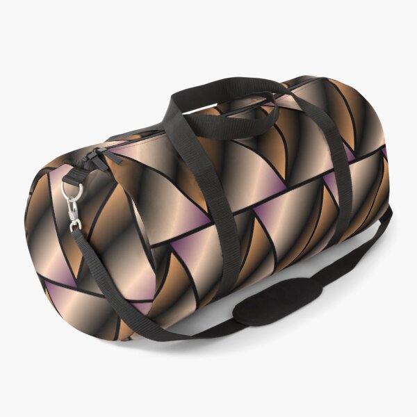 Item preview, Geometric Bronze and Purple Triangles Abstract Pattern designed and sold by István Beresnyák.