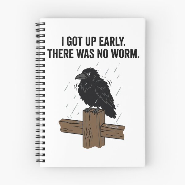 Item preview, I Got Up Early. There Was No Worm. T-Shirt | Funny Sarcastic Graphic Humor Tee designed and sold by ImadDesignsArts.