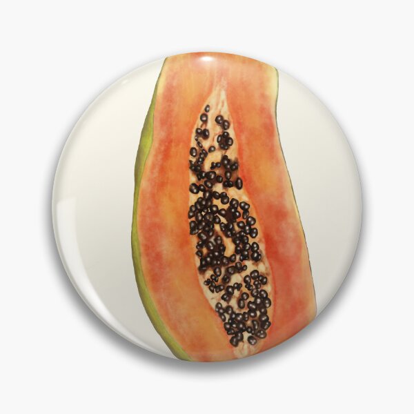 Item preview, Papaya Botanical Print - Carica papaya Tropical Kitchen Art designed and sold by Fiurdelin.