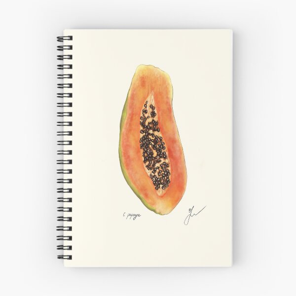 Item preview, Papaya Botanical Print - Carica papaya Tropical Kitchen Art designed and sold by Fiurdelin.