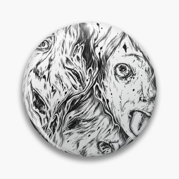 Item preview, Ghostly Halloween Faces Collage Art designed and sold by chookiebookie.