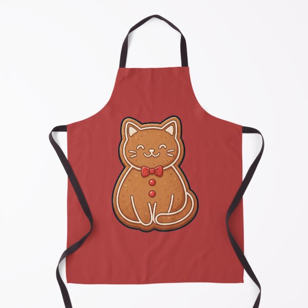 Item preview, Gingerbread Cookie Cat with Bow Tie designed and sold by Rariks.