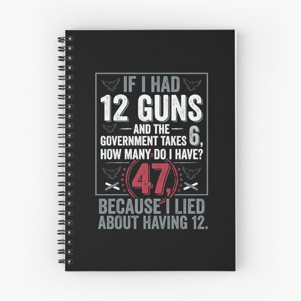 Item preview, If I Had 12 Guns And The Government Takes 6, T-Shirt | Funny Sarcastic Graphic Humor Tee designed and sold by ImadDesignsArts.