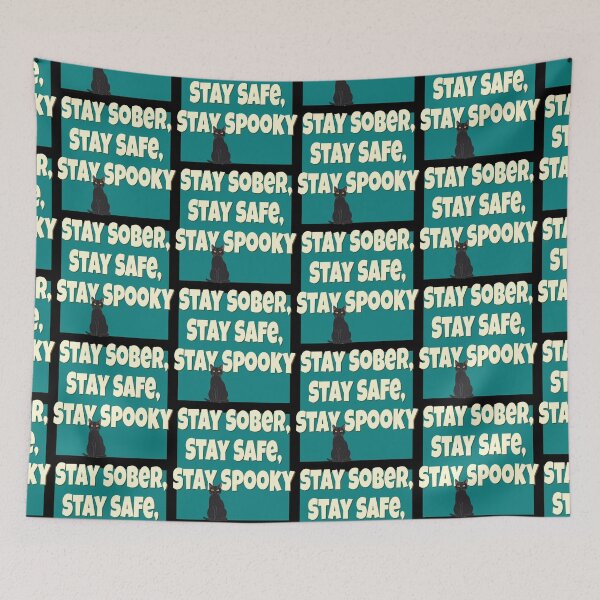 Item preview, Stay Sober, Stay Safe, Stay Spooky Halloween Design designed and sold by ApexDesigners.