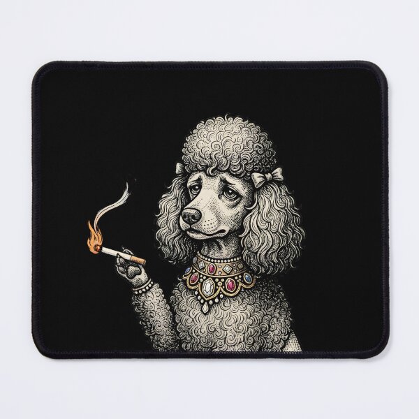 Item preview, Funny Poodle Smoking Cigarette Grunge Dog Meme Vintage  designed and sold by w66aboo.