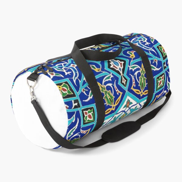 Item preview, Persian Tile Mosaic Traditional Blue Arabesque Pattern Iranian Architecture Art designed and sold by yousefi.