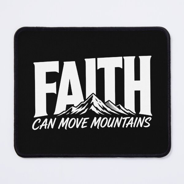 Item preview, Matthew 17:20 Faith Can Move Mountains designed and sold by plushism.