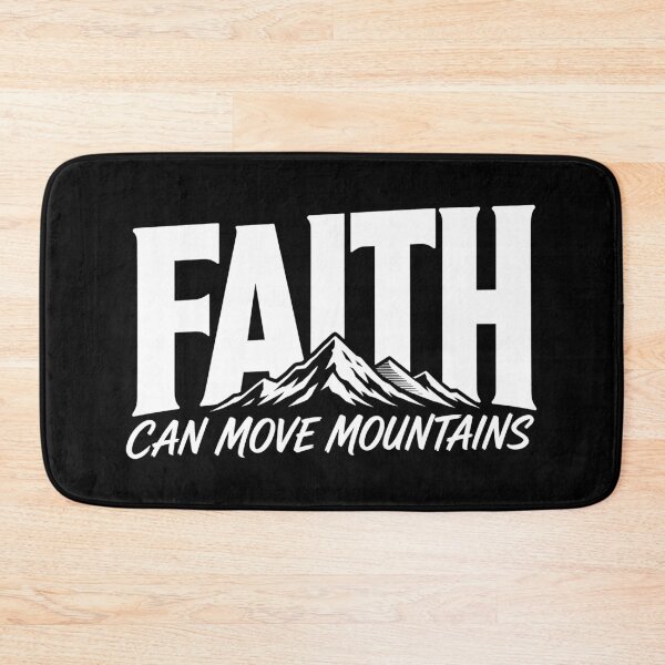 Item preview, Matthew 17:20 Faith Can Move Mountains designed and sold by plushism.