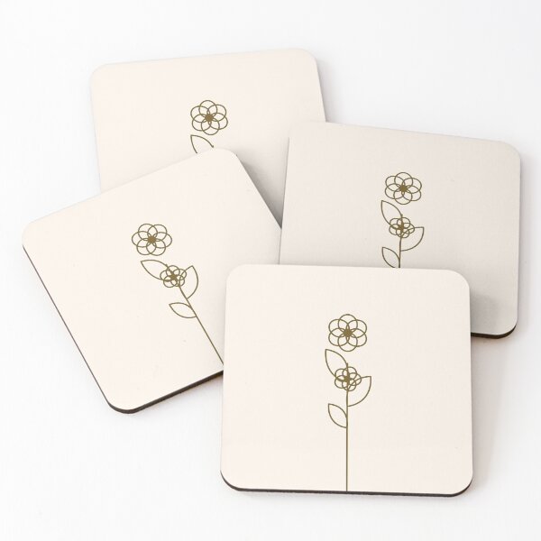 Item preview, Wildflower Stem Line Art Print designed and sold by GBGCreations.