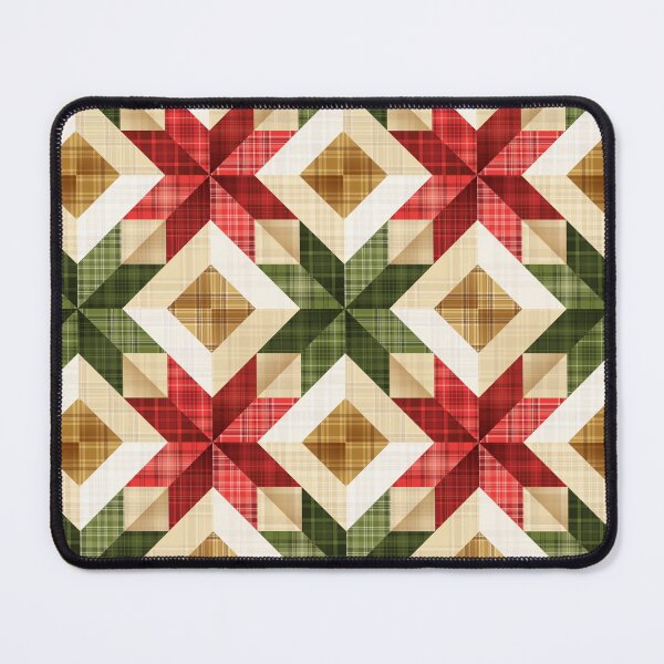 Item preview, Christmas Tartan Patchwork pattern. Festive plaid pattern. designed and sold by iclipart.