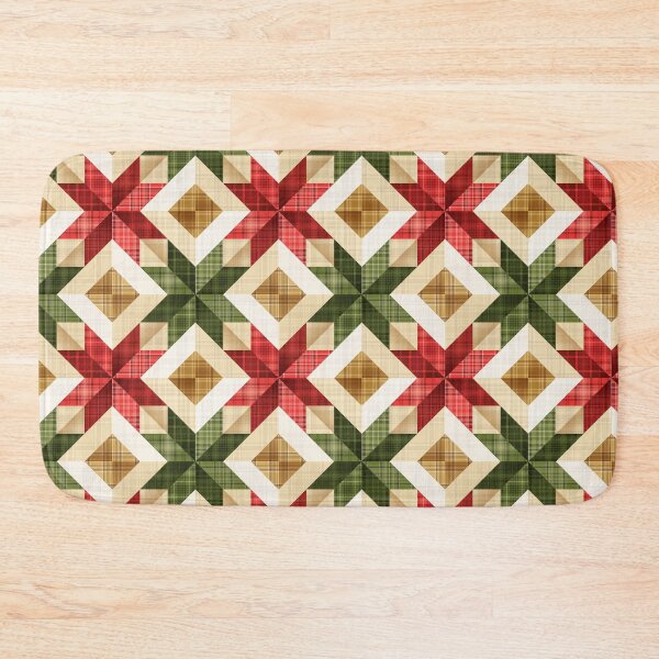 Item preview, Christmas Tartan Patchwork pattern. Festive plaid pattern.  designed and sold by iclipart.