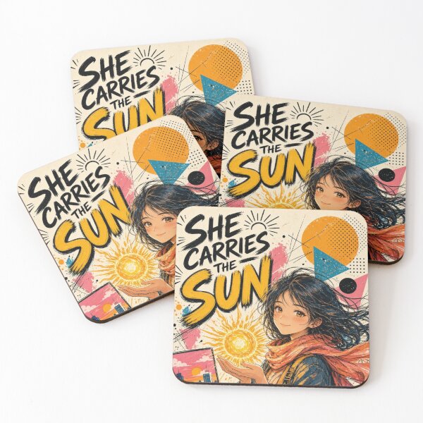 Item preview, She Carries the Sun: A Muse of Hope and Urban Warmth designed and sold by JonelleTshirts.