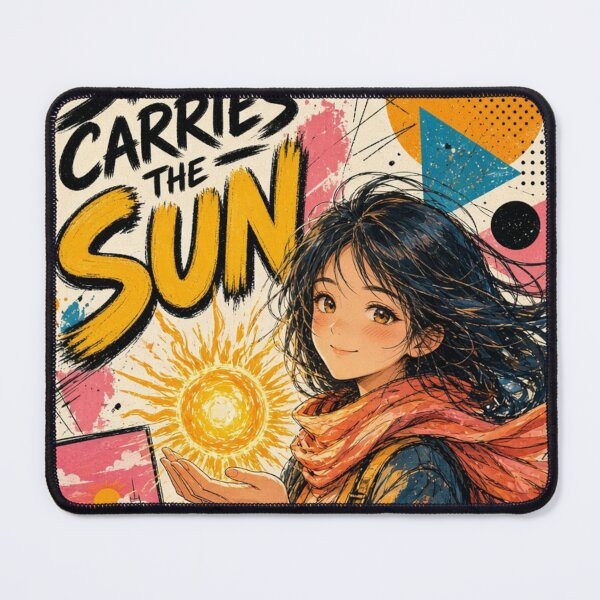 Item preview, She Carries the Sun: A Muse of Hope and Urban Warmth designed and sold by JonelleTshirts.