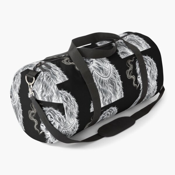 Item preview, Smoking Dachshund Diva with Pearls Vintage Engraving  designed and sold by w66aboo.
