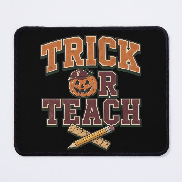 Item preview, Trick Or Teach Crossed Pencils School Emblem Teacher designed and sold by KristenosNehk.