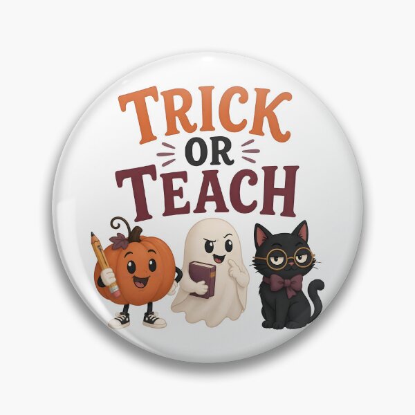 Item preview, Trick Or Teach Friends Cute Spooky Classroom Teacher designed and sold by KristenosNehk.