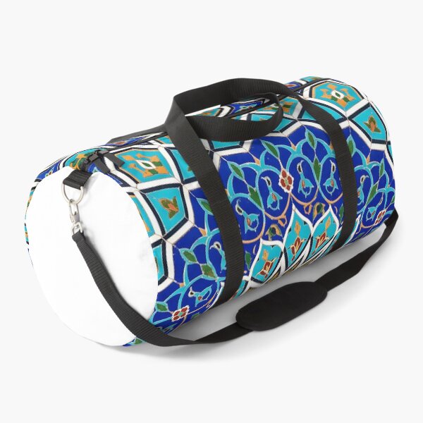 Item preview, Persian Tile Mosaic Traditional Blue Arabesque Pattern Iranian Architecture Art designed and sold by yousefi.