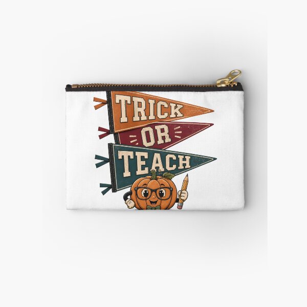 Item preview, Trick Or Teach Flags Classroom Pennant Halloween designed and sold by KristenosNehk.