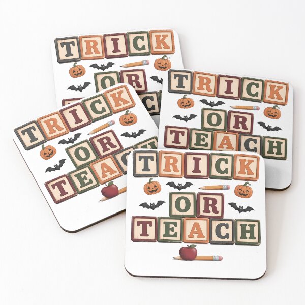 Item preview, Trick Or Teach Retro Banner Spooky Teacher School designed and sold by KristenosNehk.