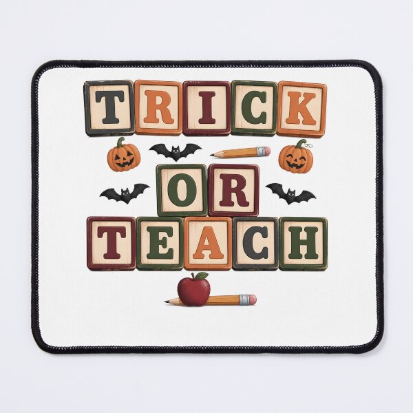 Item preview, Trick Or Teach Retro Banner Spooky Teacher School designed and sold by KristenosNehk.