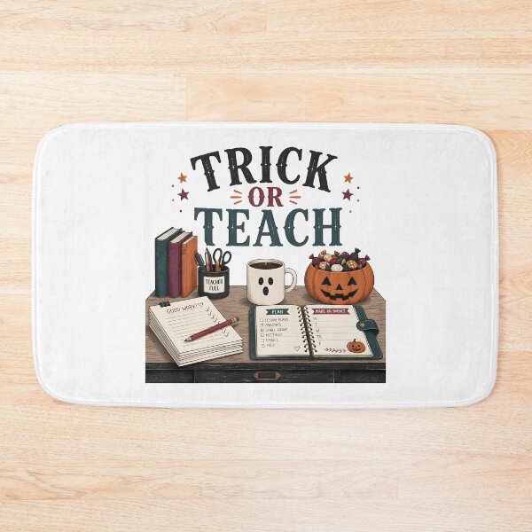 Item preview, Trick Or Teach Desk Classroom Setup Spooky Teacher designed and sold by KristenosNehk.