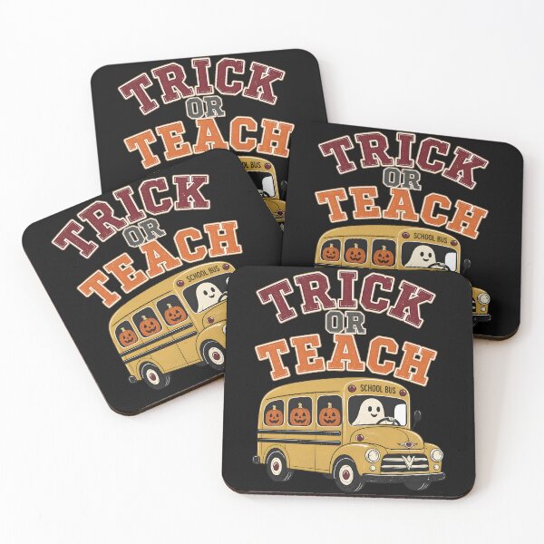 Item preview, Trick Or Teach School Bus Autumn Spooky Teacher designed and sold by KristenosNehk.