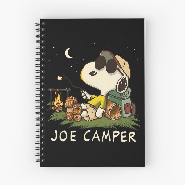 Item preview, Joe Camper Snoopy Camping Marshmallow Night Sky Retro designed and sold by BeinChicComfy.