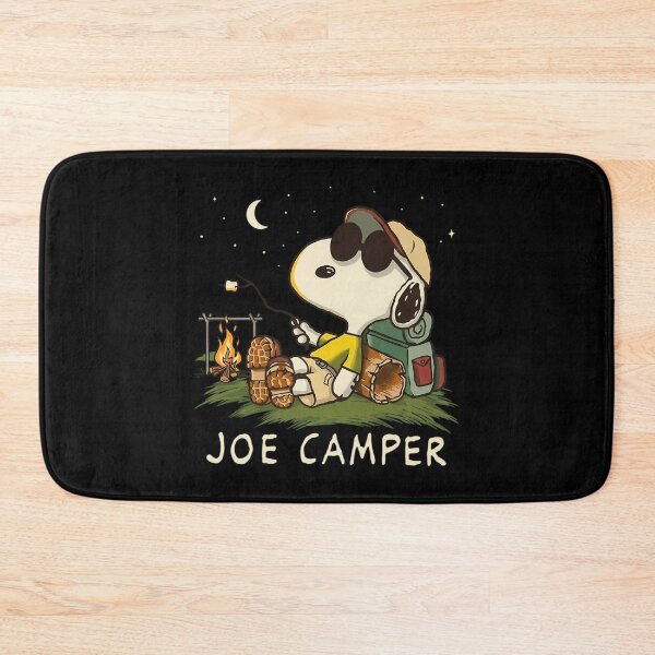 Item preview, Joe Camper Snoopy Camping Marshmallow Night Sky Retro designed and sold by BeinChicComfy.