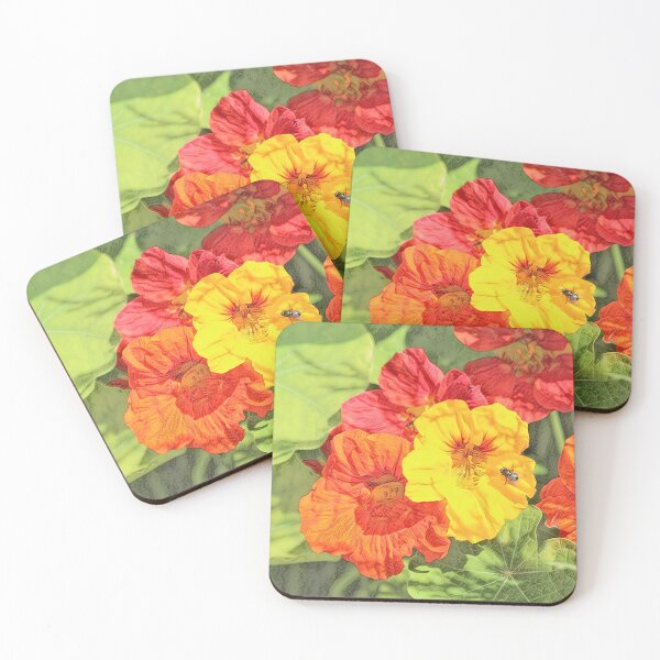 Item preview, Fabulous Nasturtium - evalaaksart - A piece of Finland designed and sold by evalaaksart.