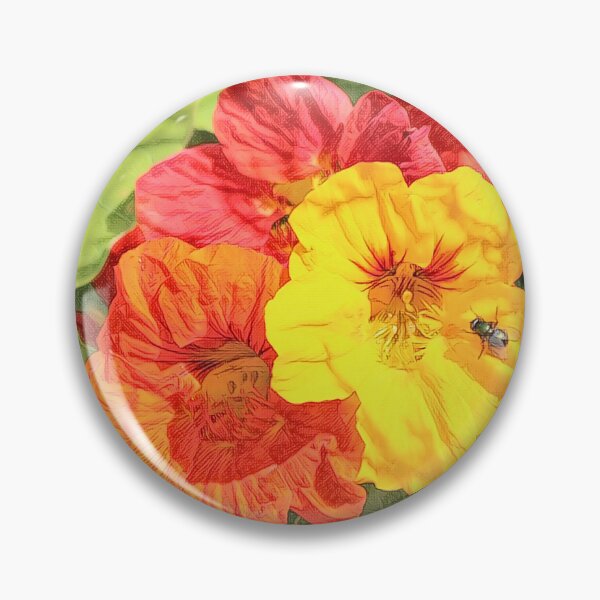 Item preview, Fabulous Nasturtium - evalaaksart - A piece of Finland designed and sold by evalaaksart.