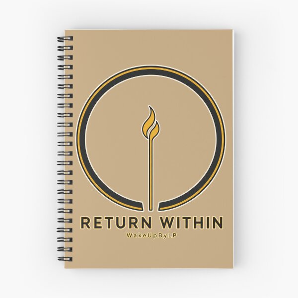 Item preview, Return Within – Minimalist Mindfulness Design designed and sold by WakeUpByLP.
